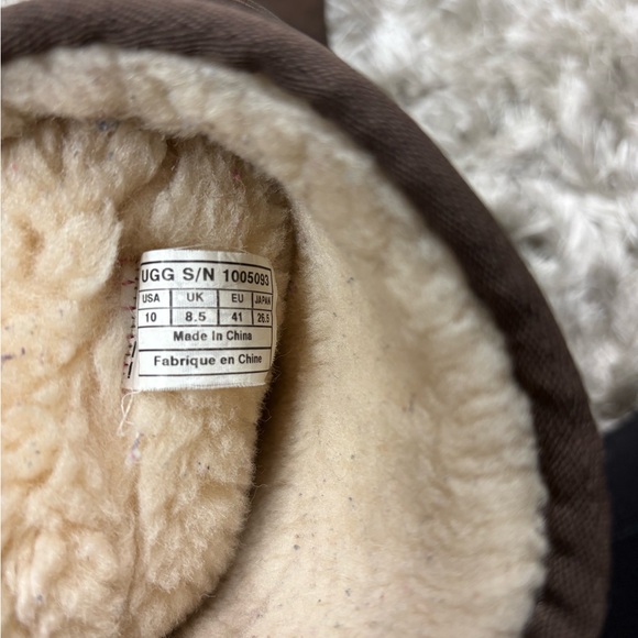 Leather UGG Brown Boots sz10 - Picture 10 of 15